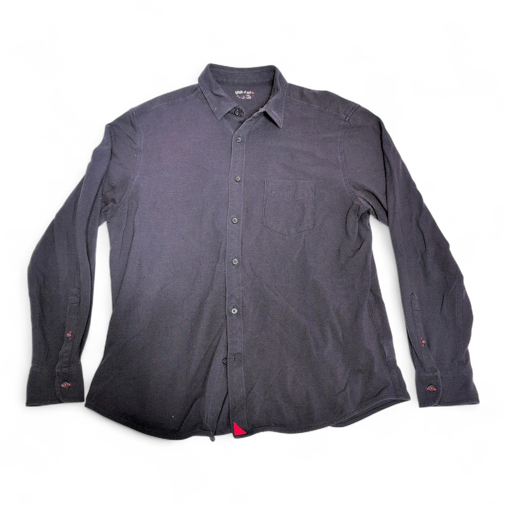 Untuckit Blue Long-Sleeve Button-Down Shirt XL